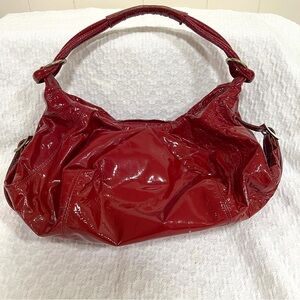 ANDREA BRUECKNER Liquid Red Hobo Bag